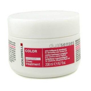 Goldwell Dual Senses Color Extra Rich 60 Sec Treatment ( For Demanding Color Treated Hair ) 200Ml/6.7Oz: Health & Personal Care
