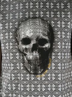 Alexander Mcqueen Stained Glass Skull Print T shirt   Gente Roma