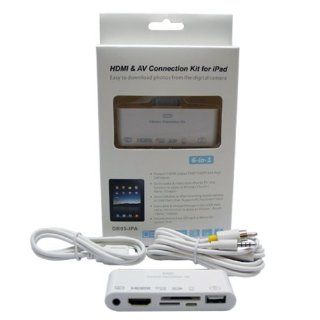 GUMP 6 in 1 HDMI Dock Connection Kit Adapter Multi Card Reader for iPad 2, iPad 3, iPhone 4G, iPhone 4S, iPod    Sent from USA: Computers & Accessories