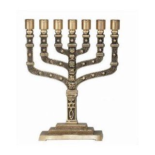 Seven Branch Menorah, 10'' : Home Decor Products : Everything Else