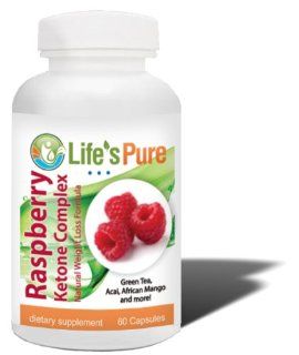Raspberry Ketone 100% Pure Complex, Weght Loss Natural Program As Seen on Tv, Recommended by Dr.Oz   60 Capsules Health & Personal Care