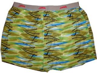 Men's J. Jerry Garcia Boxer Shorts Junglescape Collectors Edition Size Large Several Colors Available (Large, Yellow Blend) at  Mens Clothing store: Boxer Briefs