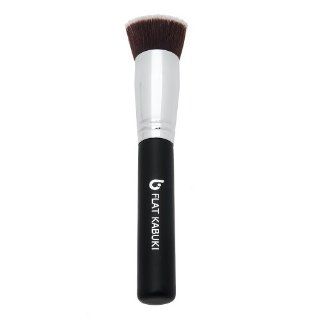 Best Foundation Brush Flat Top Kabuki Brush By Beauty Junkees: Get Full Makeup Coverage Every Time, Vegan Friendly, Works with Creams, Powders, Liquids, and Mineral Makeup. Synthetic Dense Bristles That Do Not Shed, Quality Compares to Brand Names; Makes G