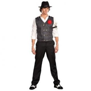 Women's Gangster Rob N. Banks (As Shown;Men's 2X): Adult Sized Costumes: Clothing