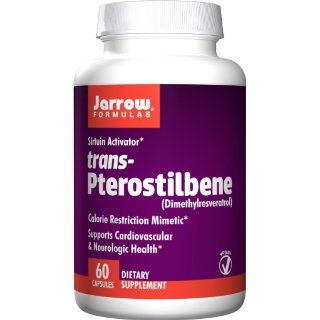 Jarrow Formulas Pterostilbene, 50 Mg, 60 Vegetarian Capsules: Health & Personal Care