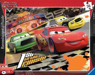 Idena Ravensburger 06395 Disney Cars Pi Veloce Tues tutti puzzle Incorniciato Since 36 Pezzi: Toys & Games