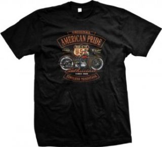 American Pride Old School Motorcycle Enthusiast Mens T shirt, Timeless Tradition Since 1903 Mens Tee Shirt: Clothing