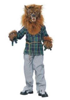 Deluxe Werewolf Child Costume (As Shown;Medium): Clothing
