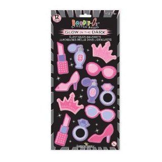 12 Bandit O's Stretch Bands   Glam Girl   GLOW IN THE DARK Bracelets (similar to Silly Bandz): Toys & Games