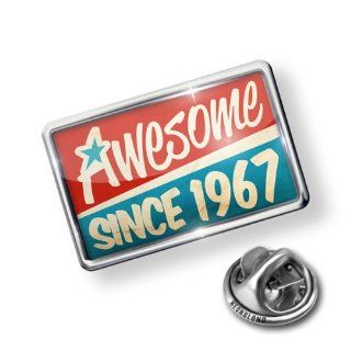 Pin Awesome since 1967, Birthday/Year   Lapel Badge   NEONBLOND: NEONBLOND: Jewelry