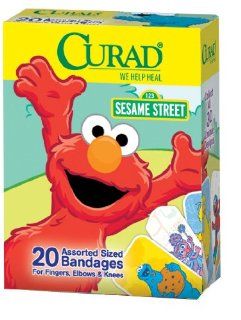 CURAD Sesame Street Adhesive Bandages,Cartoon: Health & Personal Care