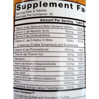 Controlled Labs Orange Triad: Multivitamin, Joint, Digestion, And Immune, 270 Count Bottle: Health & Personal Care