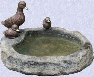 bronze ducks family statue home garden basin sculpture : Other Products : Everything Else