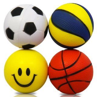 6 x Weichgummiball Gummi Ball Sportblle 60 mm: Spielzeug