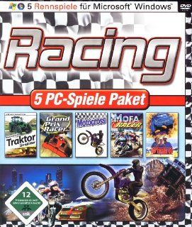 RACING 5 PC Spiele Paket Traktor Simulator   Mofa Racer   Go Trabi Go   Motocross   Grand Prix Racer: Games