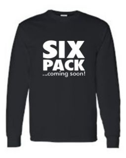 Men's/Unisex Hilarious Six PackComing Soon! at  Mens Clothing store