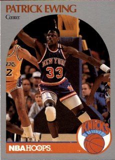 1990 NBA Hoops   Knicks   Patrick Ewing   Card 203: Sports & Outdoors