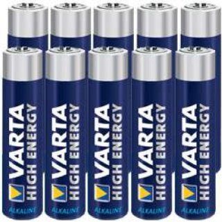 10 Stck Varta Micro AAA High Energy Alkaline Batterien: Elektronik