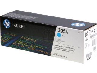 HP   Hewlett Packard LaserJet Pro 400 color M 451 dn (305A / CE 411 A)   original   Toner cyan   2.600 Seiten: Bürobedarf & Schreibwaren