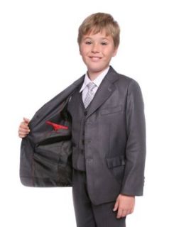 Jungen Anzug Jasper Fnfteiler festlich Jackett Hose Hemd Veste Krawatte 8 Jahre: Bekleidung