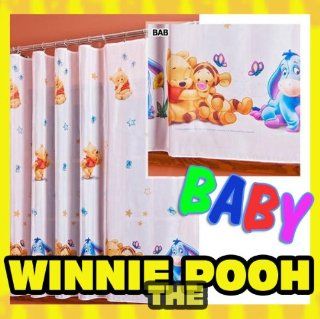 Gardine WINNIE POOH BABY 1 Teil 126B x 160L Kinderzimmer Vorhang DISNEY: Baby