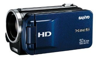 Sanyo Xacti VPC TH1EX HD Camcorder 3 Zoll blau: Kamera & Foto