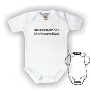 Body Baby mit Druck UNVERKUFLICHES LIEBHABERSTCK / kurz und langarm / Gr. 50   104: Bekleidung