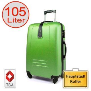 HAUPTSTADTKOFFER 105 Liter (ca. 75 x 50 x 28 cm)  Hartschalenkoffer  Modell: HK 1209  TSA Schloss  Farbe: MATT (in 5 Farben) (Weiss): Koffer, Ruckscke & Taschen
