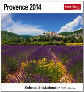 Provence 2014: Sehnsuchts Kalender. 53 heraustrennbare Farbpostkarten: Harenberg, Roland Gerth: Bücher