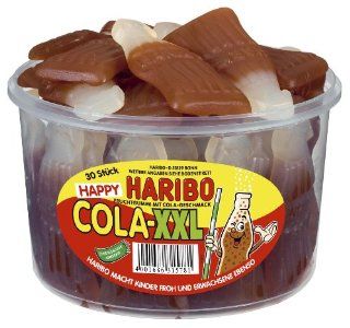 Haribo Happy Cola XXL, 1er Pack (1 x 1.35 kg): Lebensmittel & Getrnke