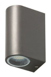 Ranex 5000.331 LED Wandleuchte , 2x GU10 [3 Watt ersetzt 20 Watt], 2x 190 Lumen / 2x 110 Abstrahlwinkel / warm wei: Beleuchtung