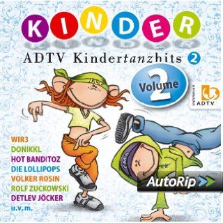 ADTV KINDERTANZHITS 2   20 Kinderlieder zum Tanzen fr die Kinderparty und den Kindergeburtstag: Musik