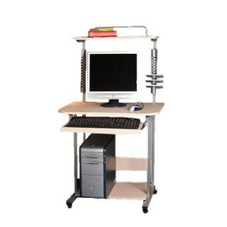 Computertisch Schreibtisch mit Bcherregal 70x56x128cm: Küche & Haushalt