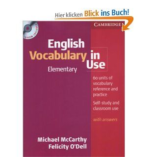 English Vocabulary in Use Elementary + CD: Felicity O'Dell, Michael McCarthy: Fremdsprachige Bücher