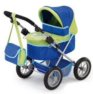 Bayer Design 13044   Puppenwagen Trendy, blau/grn: Spielzeug