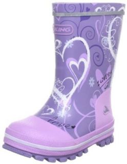 Viking Love 1 13130 650, Mdchen Gummistiefel, Violett (Lila/Multi 650), EU 35: Schuhe & Handtaschen