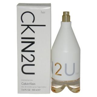 Womens CKIN2U by Calvin Klein Eau de Toilette Spray   3.4 oz