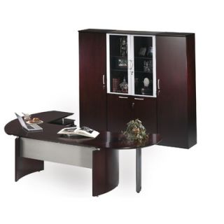 Mayline Napoli L Shape Desk Office Suite NT11CRY / NT11GCH / NT11MAH Finish: 