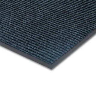 NoTrax Bristol Ridge Scraper Floor Mat, 3 x 4 ft, 1 in Vinyl Border, Slate Blue