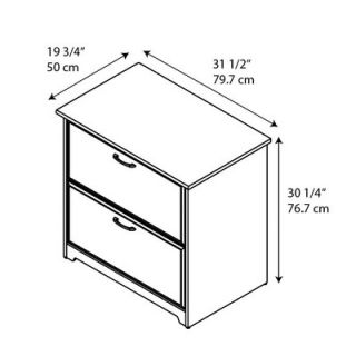 Bush Industries Cabot 2 Drawer File