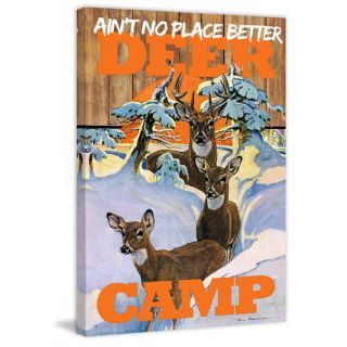 Deer Camp by Saturday Evening Post Painting Print on Canvas by Marmont