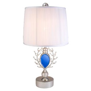 Just Dazzle 27.75 H Table Lamp with Drum Shade