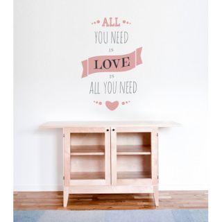 Mia & Co Love Is All You Need Wall Decal