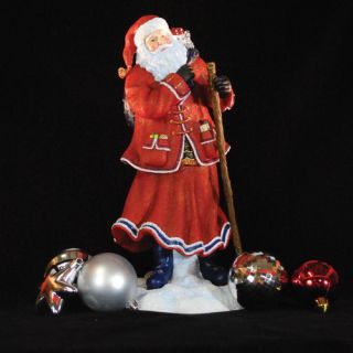 Pere Noel of Paris Limited Edition Santa with Blue Bag of Toys