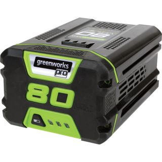 GreenWorks Pro Replacement 80 Volt Lithium-Ion MAX Battery, Model# GBA80200  Replacement Batteries