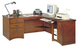 Bungalow L Shaped Computer Desk by Kathy Ireland