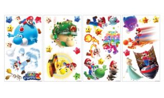 Nintendo   Mario Galaxy 2 Peel and Stick Wall Decals   Wall Decals