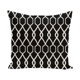 E by Design Charleston Geometric Decorative Pillow   Decorative Pillows