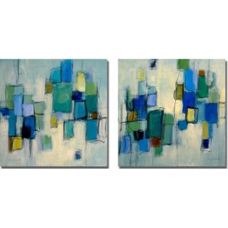 Jane Bellows Tangent Point I and II Canvas Art Set