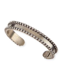 Dannijo Lane Chain & Crystal Cuff Bracelet